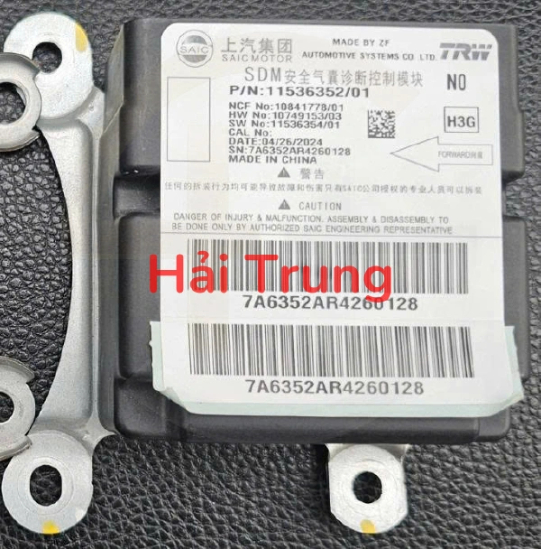Hộp điều khiển túi khí MG ZS Tháo Xe 11536352 107491151