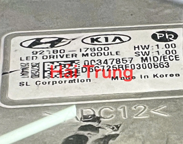 Ba lát đèn pha Hyundai Creta 2022-2025 Tháo Xe 92180-I7600 92180I7600
