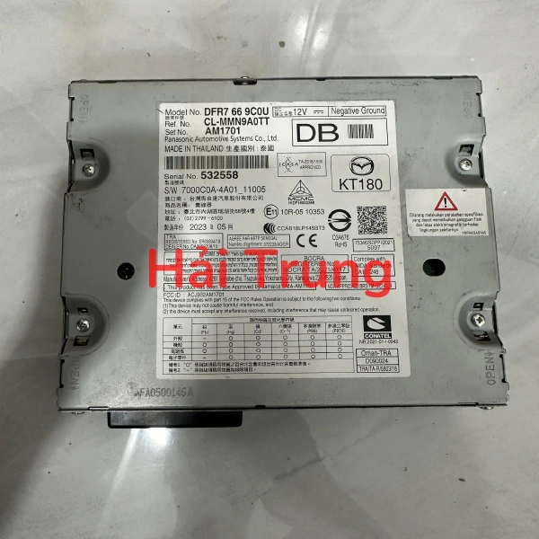 Hộp âm thanh, màn hình, radio Mazda CX30 2021-2026 Tháo Xe DFR7 66 9C0G