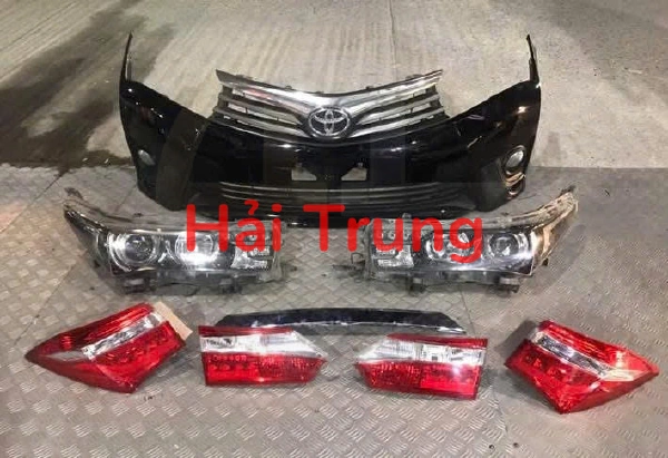 Bộ cản trước, đèn xe Toyota Corolla Altis 2015-2018 Tháo Xe