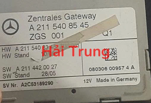 Hộp điều khiển Gateway Mercedes E320 Tháo Xe A2115408345