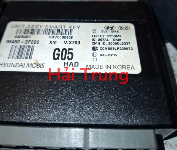 Hộp điều khiển khóa thông minh Smart Key Kia Sorento 2010-2012 Tháo Xe 95480-2P200 954802P200