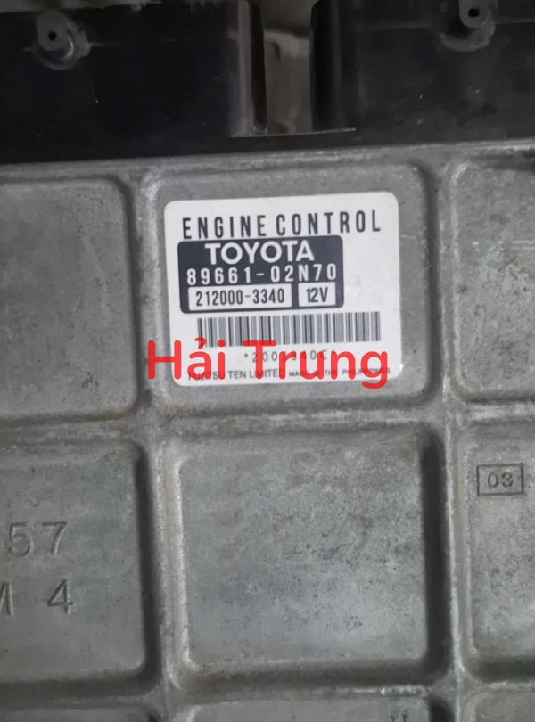 Hộp điều khiển động cơ ECU ECM Toyota Altis 2009 Tháo Xe 89661-02N70 8966102N70