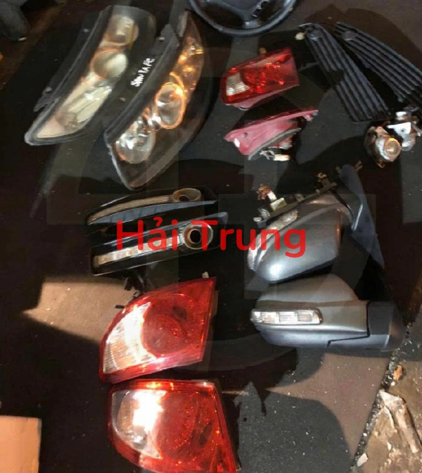 Bộ gương đèn đầy đủ Hyundai Santafe 2009 2010 Tháo Xe