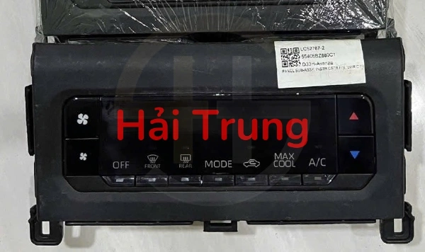 Bảng điều khiển công tắc điều hòa AC Toyota Avanza Tháo Xe 55406-BZ880