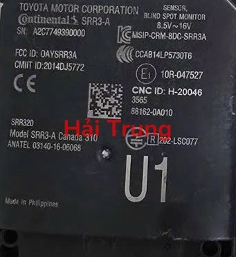 Hộp Radar cảnh báo điểm mù Toyota Corolla Cross Tháo Xe 88162-0A010