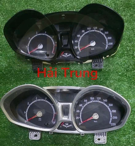 Đồng hồ táp lô Ford Fiesta 2008-2013 màu đen, trắng Tháo Xe
