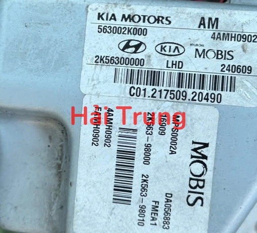 Cụm điều khiển lái điện Kia Soul 2009-2013 Tháo Xe 563002K000