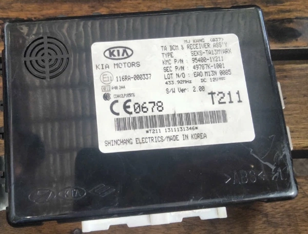 Hộp điều khiển thân xe BCM Kia Morning Tháo Xe 95400-1Y211