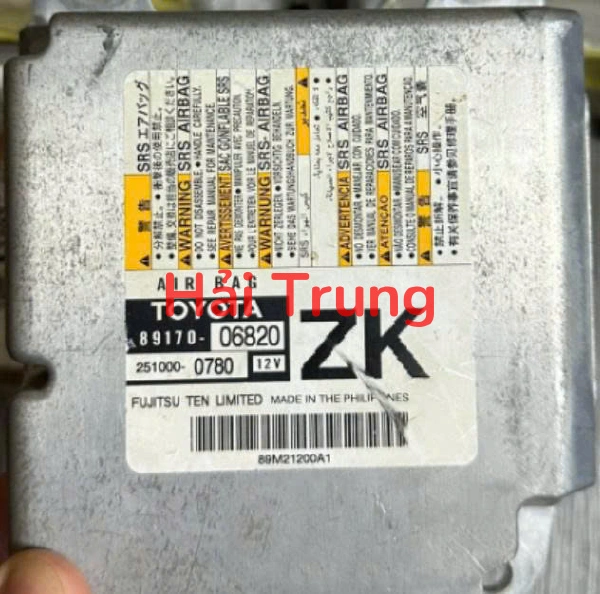 Hộp điều khiển túi khí Toyota Camry 2020-2023 Tháo Xe 89170-06820 8917006820