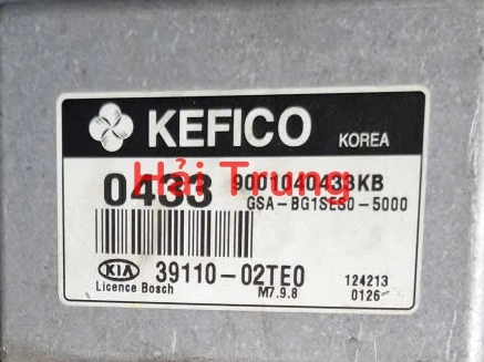 Hộp điều khiển động cơ ECU Kia Morning 1.1 Tháo Xe 39110-02TE0