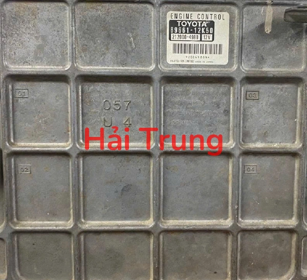 Hộp điều khiển động cơ ECU Toyota Corolla Altis Tháo Xe 89661-12K50 8966112K50
