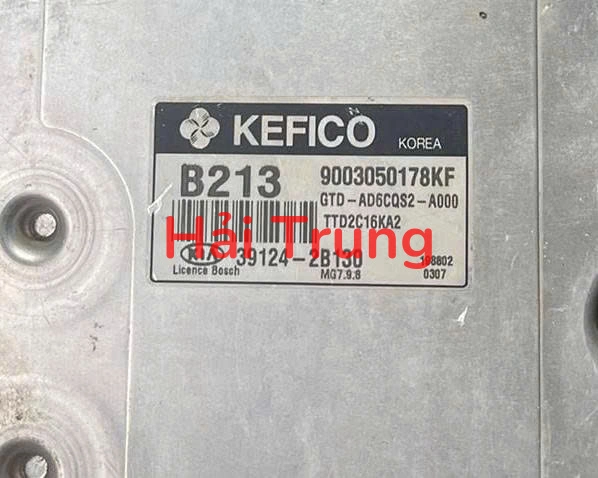 Hộp điều khiển động cơ (ECU ECM) Kia Cerato Forte số tự động 39124-2B130 391242B130