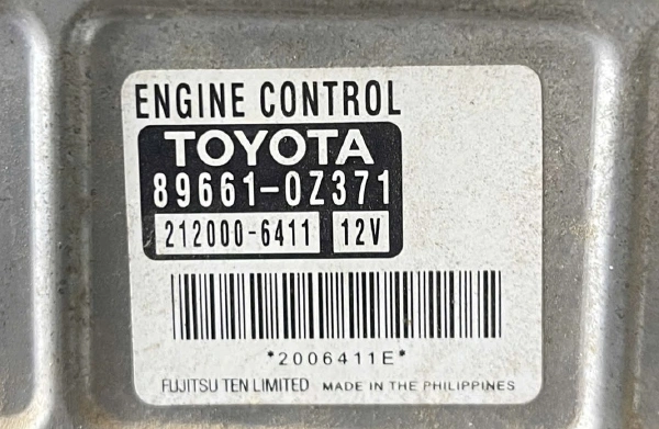 Hộp điều khiển động cơ Hộp đen ECU Toyota Altis 1.8 Tháo Xe 89661-0Z371