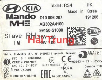 Hộp cảnh báo lùi Hyundai Santafe Tháo Xe 99150-S1000 99150S1000