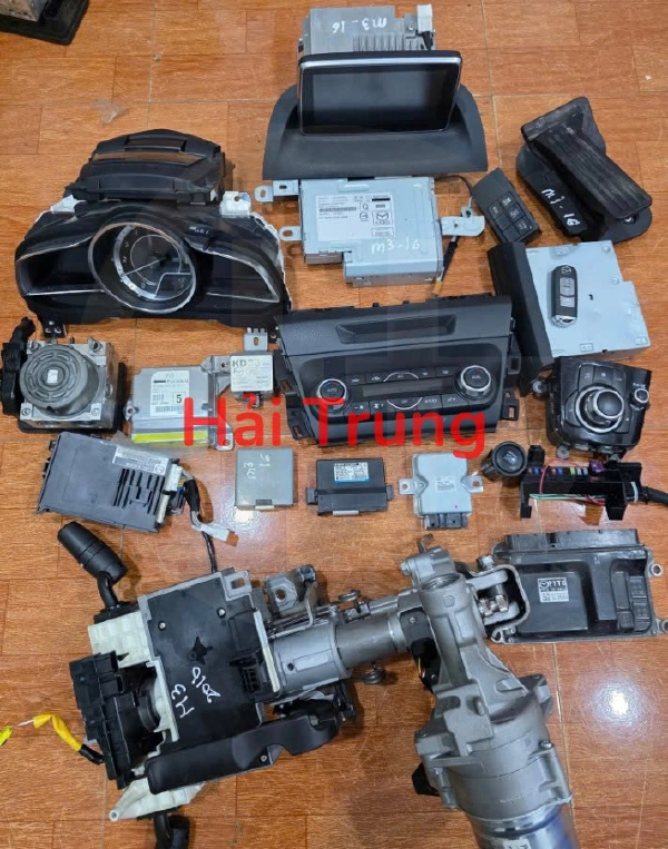 Tháo Xe Full set nổ, bộ nổ, hộp điện đầy đủ Mazda 3 2016