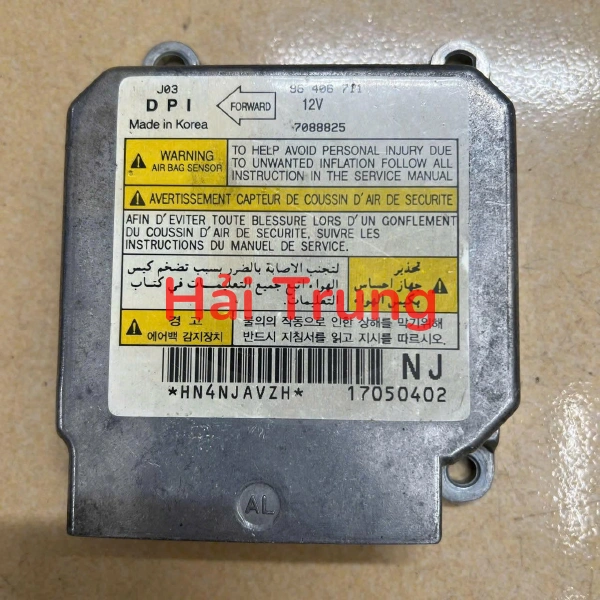 96406711 Hộp điều khiển túi khí Chevrolet Lacetti Tháo Xe