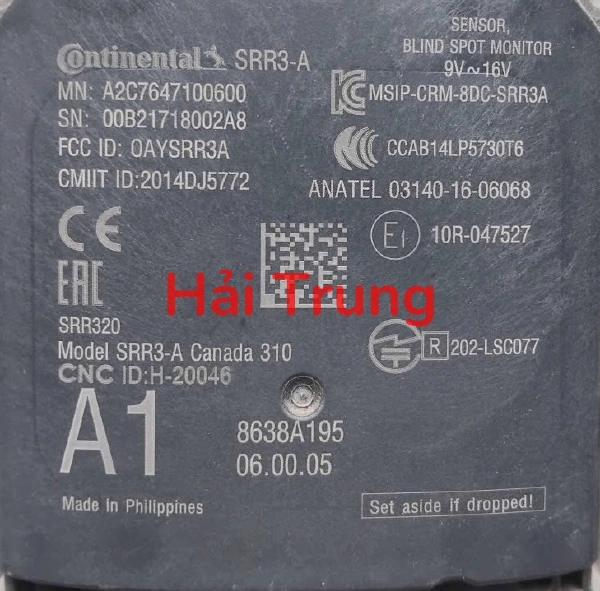 Hộp Radar Mitsubishi Triton L200 2016-2020 Tháo Xe 8638A195