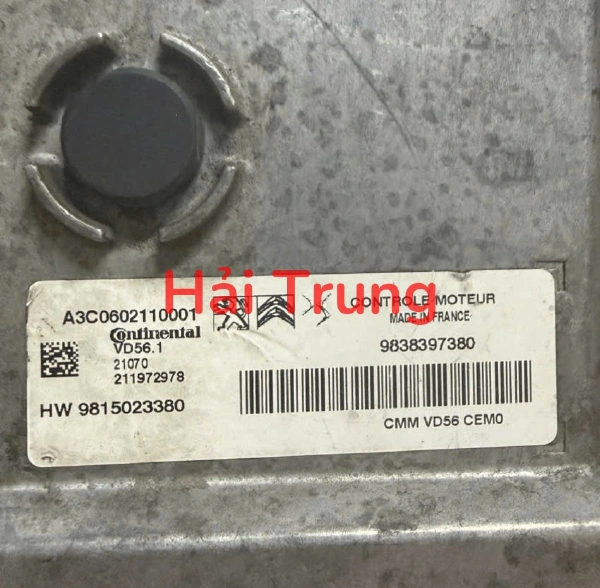 Hộp điều khiển động cơ ECU Peugeot 2008 Tháo Xe 9838397380