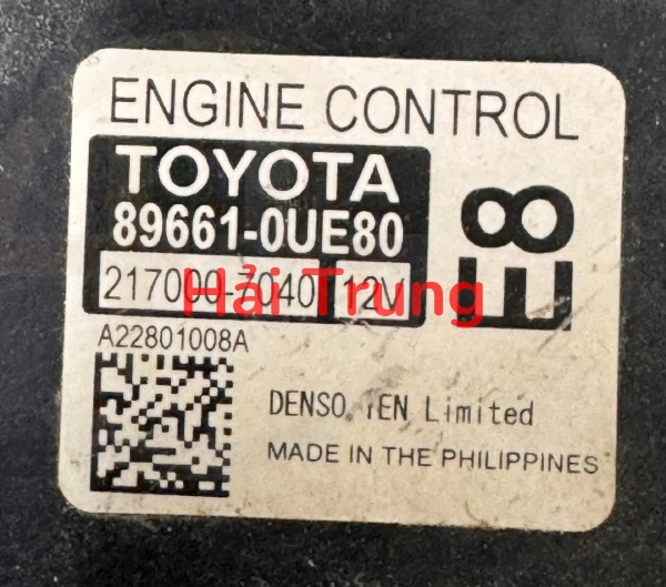 Hộp điều khiển động cơ Hộp đen ECU Toyota Vios Tháo Xe 89661-0UE80