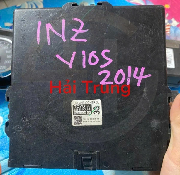 Hộp điều khiển động cơ Ecu Toyota Vios 2014 1NZ Tháo Xe 896610DL60 89661-0DL60