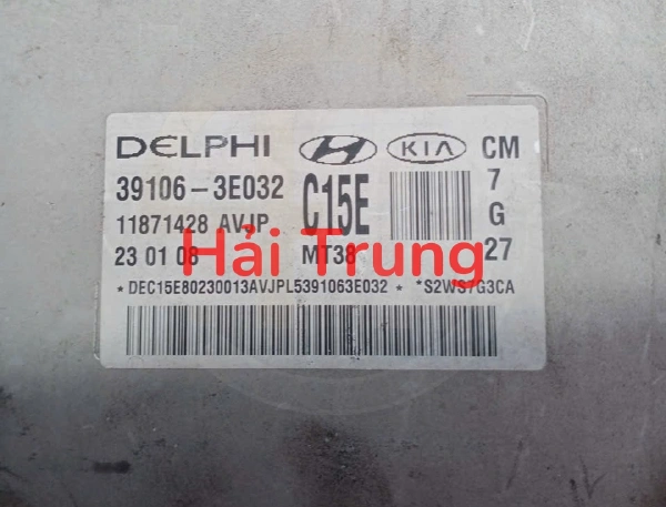 Hộp điều khiển động cơ Hộp đen Ecu Hyundai Santafe 2009-2012 2.7 Tháo Xe 391063E032