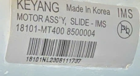 Mô tơ ghế Hyundai Custin Tháo Xe 18101-MT400