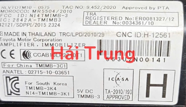Nút Start Stop Toyota Innova 2020 Tháo Xe 89611-0K014