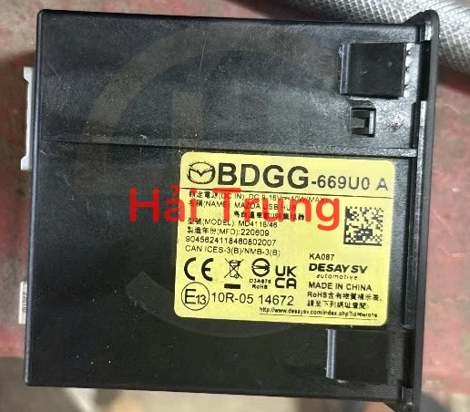 Cổng kết nối USB,AUX Mazda 3 2020-2025 Tháo Xe BDGG-669U0-A