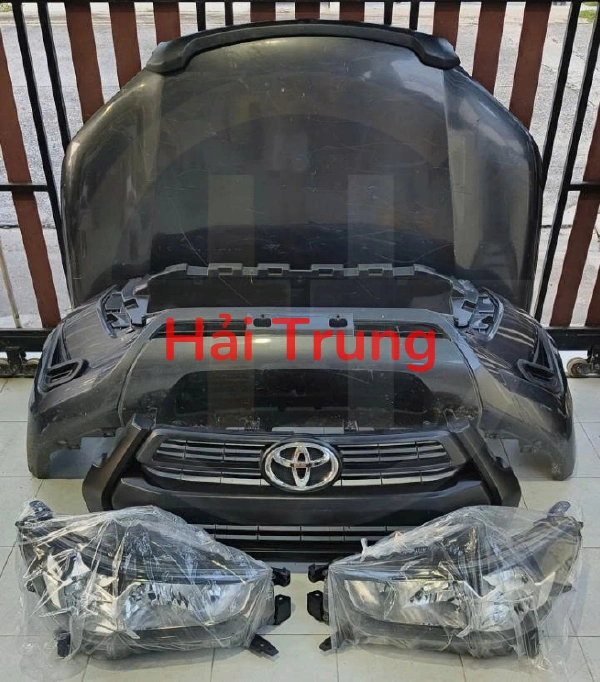 Full bộ đầu xe Toyota Hilux 2021-2026 màu đen Tháo Xe