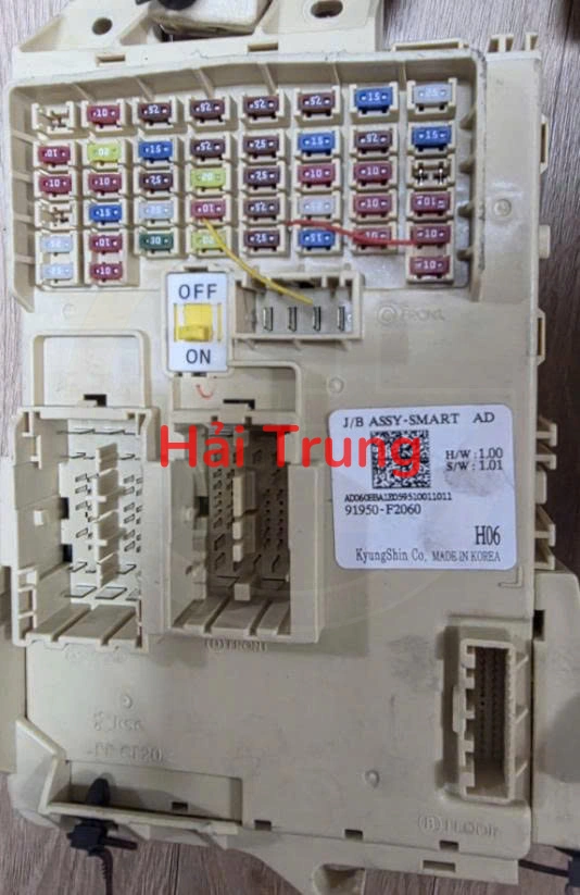 91950F2060 Hộp cầu trì trong xe Hyundai Elantra 2016-2021 Tháo Xe