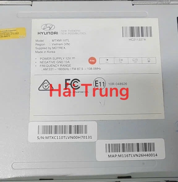 Hộp màn hình Hyundai Tucson 2015-2018 Tháo Xe