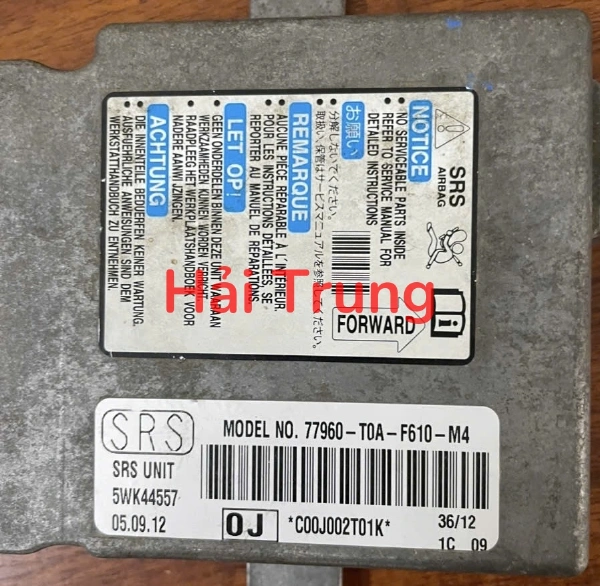 Hộp điều khiển túi khí Honda CR-V  2012-2014 Tháo Xe 77960-T0A-F610-M4 77960T0AF610M4