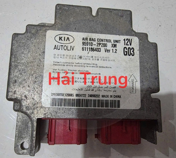 959102P200 Hộp điều khiển túi khí Kia Sorento 2009 2010 2011 2012 2013 Tháo Xe