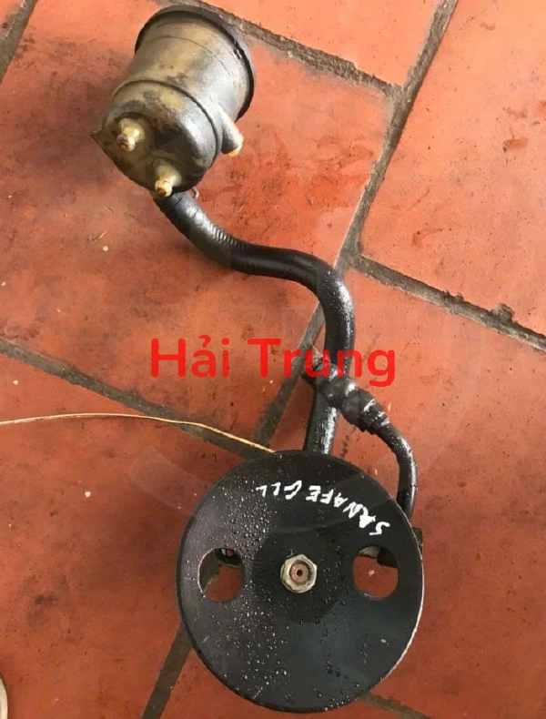 Bơm trợ lực lái liền bình dầu Hyundai Santafe 2009 2010 Tháo Xe