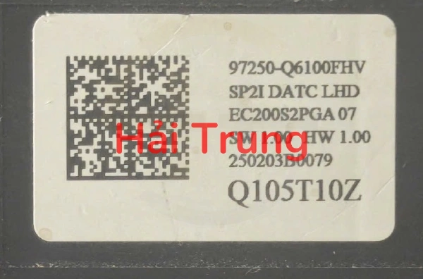 Bảng điều khiển công tắc điều hòa AC Kia Seltos Tháo Xe 97250Q6100FHV
