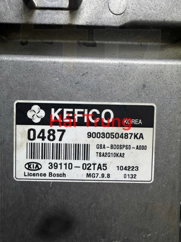 Hộp điều khiển động cơ Hộp đen ECU Kia Morning Tháo Xe 3911002TA5