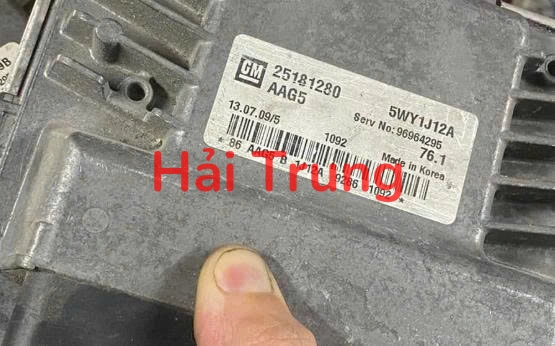 Hộp điều khiển động cơ ECU Lacetti, Cruze Tháo Xe 25181280