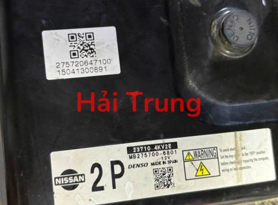 Hộp điều khiển động cơ ECU Nissan Navara Tháo Xe 237104KV2E