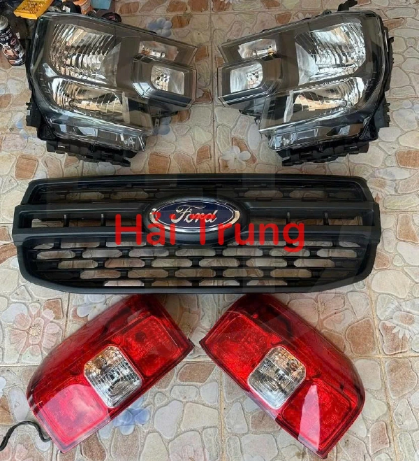 Đèn pha, đèn hậu, ca lăng Ford Ranger XLS 2023 2024 2025 Tháo Xe