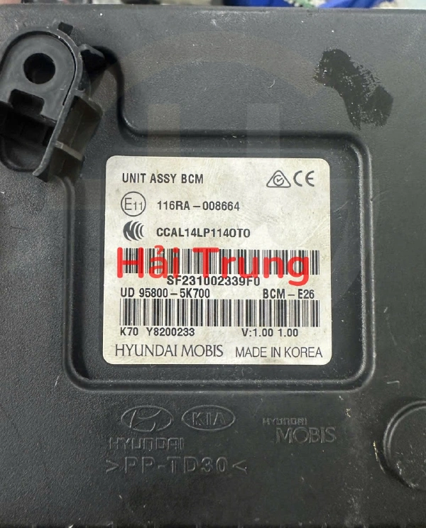 Hộp điều khiển điện Hyundai HD65 HD72 Tháo Xe958005K700