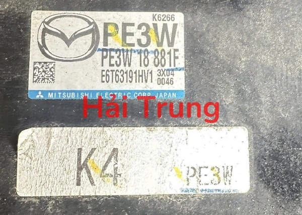 Hộp điều khiển động cơ ECU Mazda CX-5 2013-2016 2.2 Tháo Xe PE3W-18-881F PE3W18881F