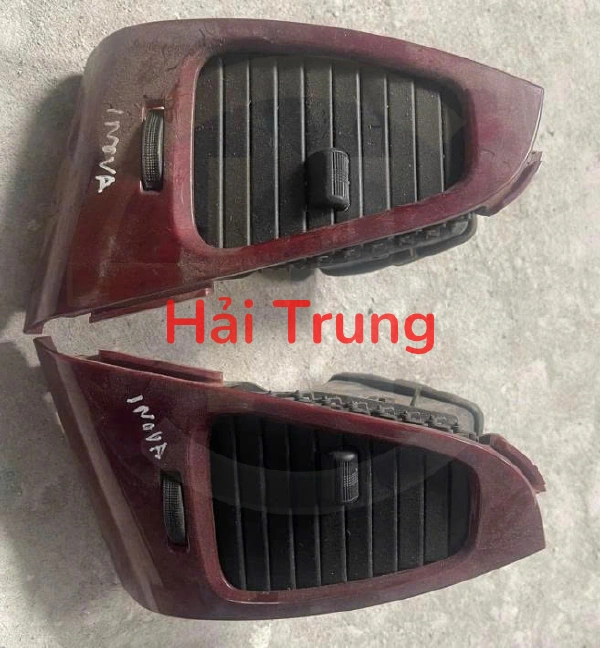 Ốp cửa gió điều hòa vân gỗ Toyota Innova 2006-2016 Tháo Xe