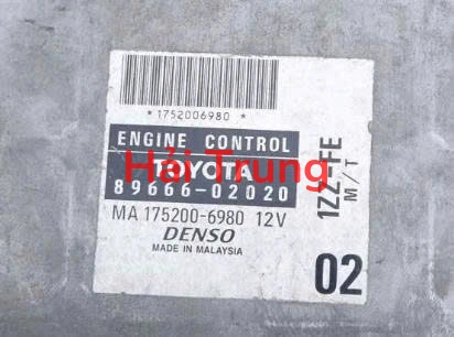 Hộp điều khiển động cơ ECU Toyota Corolla 1ZZ-FE Tháo Xe 89666-02020 8966602020