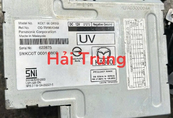 Hộp khuếch đại âm thanh Hộp Âm Ly Mazda CX5 2021-2025 Tháo Xe KC0T-66-DRXB
