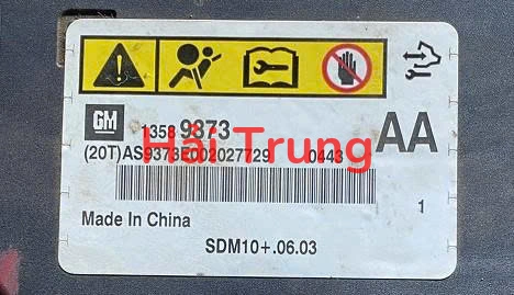 Hộp điều khiển túi khí Chevrolet Cruze Tháo Xe 13589373