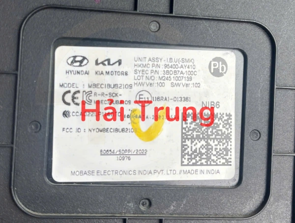 95400AY410 Hộp điều khiển điện thân xe IBU Hyundai Accent 2024 2025 2026 Tháo Xe