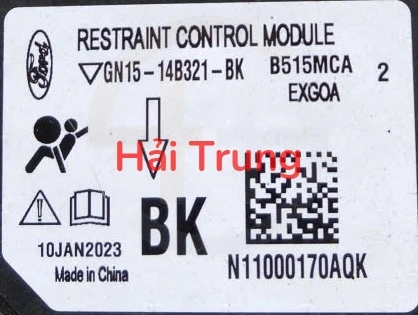 Hộp điều khiển túi khí Ford Ecosport Tháo Xe GN15-14B321-BK