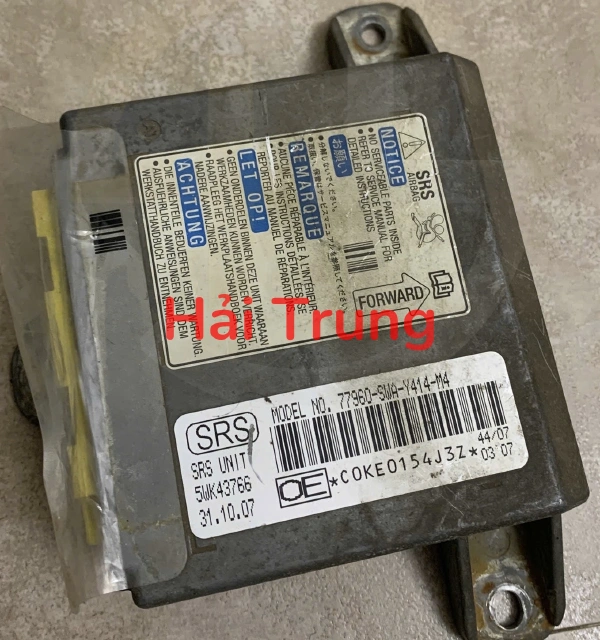 Hộp điều khiển túi khí Honda CRV 2008-2012 Tháo Xe 77960-SWA-Y414-M4