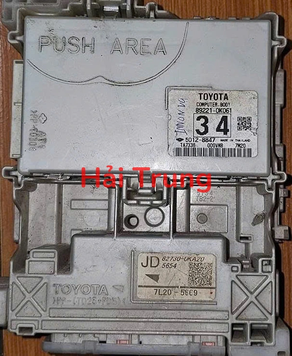 Hộp cầu trì Toyota Innova Tháo Xe 89221-0K061 82730-0KA20 892210K061 827300KA20